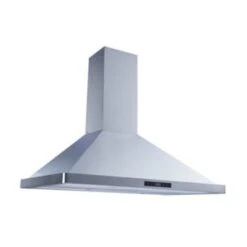 Winflo 36" Convertible Stainless Steel Wall Mount Range Hood, Mesh Filters, Touch Sensor -Whirlpool || GENERIC Sales Store 125446 w LeftView Lg