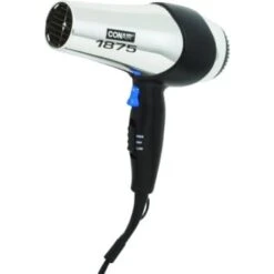 Conair Turbo Handheld Hair Dryer, Chrome/black