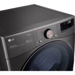Lg 7.4-Cu. Ft. Front Load Electric Dryer With Turbosteam & Built-In Intelligence, Black Steel -Whirlpool || GENERIC Sales Store 216094 DetailedProductView2 Lg