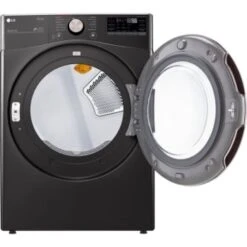 Lg 7.4-Cu. Ft. Front Load Electric Dryer With Turbosteam & Built-In Intelligence, Black Steel -Whirlpool || GENERIC Sales Store 216094 DetailedProductView3 Lg