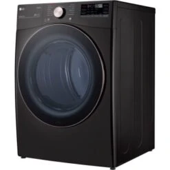 Lg 7.4-Cu. Ft. Front Load Electric Dryer With Turbosteam & Built-In Intelligence, Black Steel -Whirlpool || GENERIC Sales Store 216094 LeftView Lg