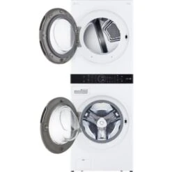 Lg Single Unit Electric Washtower With Center Control, White -Whirlpool || GENERIC Sales Store 216106 DetailedProductView2 Lg