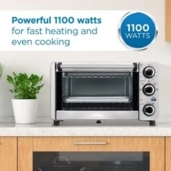 Danby 0.4 Cu Ft/12l 4 Slice Countertop Toaster Oven In Stainless Steel -Whirlpool || GENERIC Sales Store 218471 DetailedProductView8 Lg