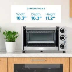 Danby 0.4 Cu Ft/12l 4 Slice Countertop Toaster Oven In Stainless Steel -Whirlpool || GENERIC Sales Store 218471 DetailedProductView9 Lg