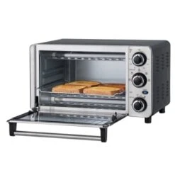 Danby 0.4 Cu Ft/12l 4 Slice Countertop Toaster Oven In Stainless Steel -Whirlpool || GENERIC Sales Store 218471 LeftView Lg