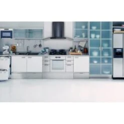 Winflo 30" Convertible Wall Mount Black Range Hood With Mesh Filters -Whirlpool || GENERIC Sales Store 220902 w LifestyleImage Lg