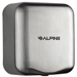 Alpine Industries Hemlock High-Speed Hand Dryer Brushed Stainless Steel 120v