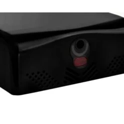 Alpine Industries Willow Black High-Speed 120v Hand Dryer With Wall Guard -Whirlpool || GENERIC Sales Store 232116 TopView Lg