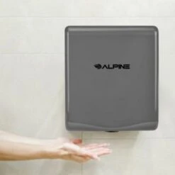 Alpine Industries Willow Automatic High-Speed Hand Dryer Gray 120v -Whirlpool || GENERIC Sales Store 232119 BottomView Lg