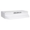 Broan 36-Inch Convertible Range Hood White-On-White 230 Max Blower Cfm