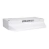 Broan 42-Inch Convertible Range Hood White-On-White 230 Max Blower Cfm