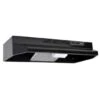 Broan 24-Inch Convertible Range Hood Black 230 Max Blower Cfm