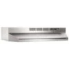 Broan-Nutone 41000 Series 30" Ductless Under Cabinet Range Hood W/light In Steel