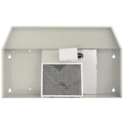 Broan® 30" Bisque Non-Vented Range Hood W/EZ1 Installation Brackets -Whirlpool || GENERIC Sales Store 281210 v BottomView Lg