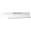 Broan® 36" White Range Hood Non Vented W/ez1 Installation Brackets