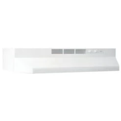 Broan® 36" White Range Hood Non Vented W/ez1 Installation Brackets