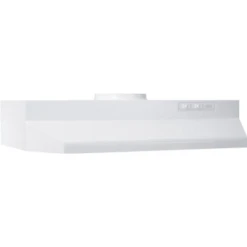 Whirlpool || GENERIC Sales Store 24 Broan® 30" Range Hood 7" Round Vent, White Range Hood W/ez1 Installation Brackets